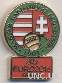 Венгрия, федерация футбола,Евро-16,ЭМАЛЬ /Hungary football federation pin badge