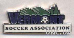 Вермонт (США),федерация футбола,ЭМАЛЬ / Vermont,USA soccer association pin badge