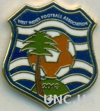 Вест-Индия,федерация футбола(не-ФИФА)2 ЭМАЛЬ/West Indies football federation pin