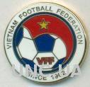 Вьетнам, федерация футбола, №1, ЭМАЛЬ / Vietnam football federation enamel pin