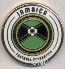 Ямайка, федерация футбола,№3 ЭМАЛЬ /Jamaica football federation enamel pin badge