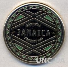 Ямайка, федерация футбола,№4 ЭМАЛЬ /Jamaica football federation enamel pin badge