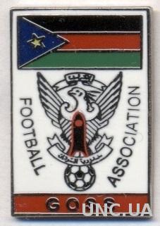 Южный Судан, федерация футбола, №1, ЭМАЛЬ / South Sudan football federation pin