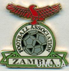 Замбия, федерация футбола,№1, ЭМАЛЬ /Zambia football federation enamel pin badge