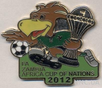 Замбия (федерация футбола)чемпион Африки 2012,ЭМАЛЬ,большой /Zambia champion pin