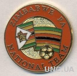 Зимбабве, федерация футбола, №2, ЭМАЛЬ / Zimbabwe football federation pin badge