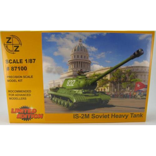 ИС-2М тяжелый танк 1944 г. #87100 набор сборка КИТ- 1:87 H0