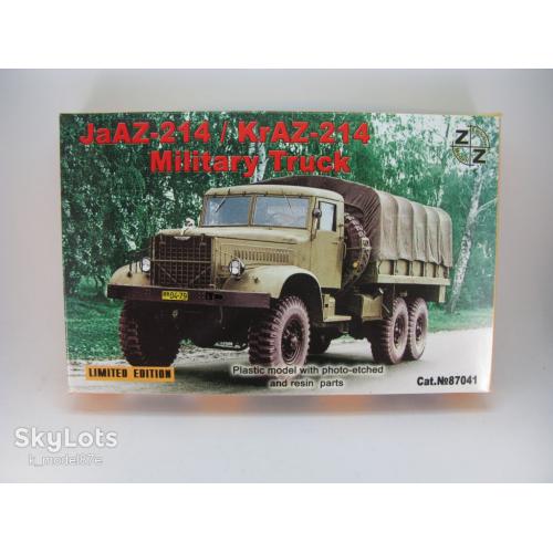 Краз-214 армейкий грузовик #87041 набор сборка КИТ- 1:87 H0