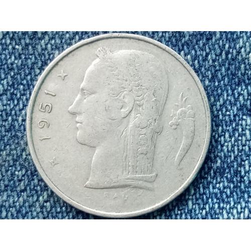 Бельгия, 1 франк (1951 г.)  «BELGIQUE»