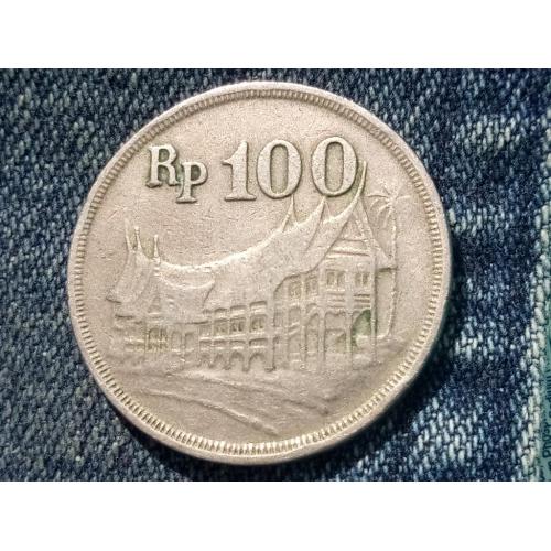 Индонезия, 100 рупий 1973 г. Архитектура.
