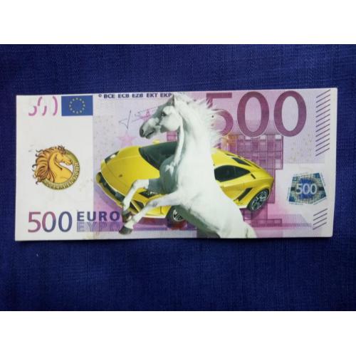 Календарик 2014 "ГОД КОНЯ" 500 евро, деньги, машина, лошадь
