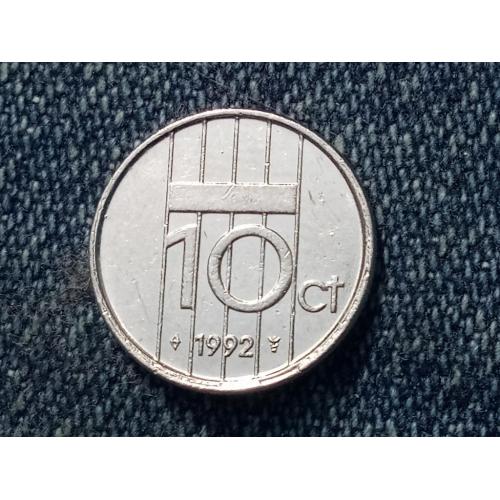 Нидерланды, 10 центов (1992 г.)