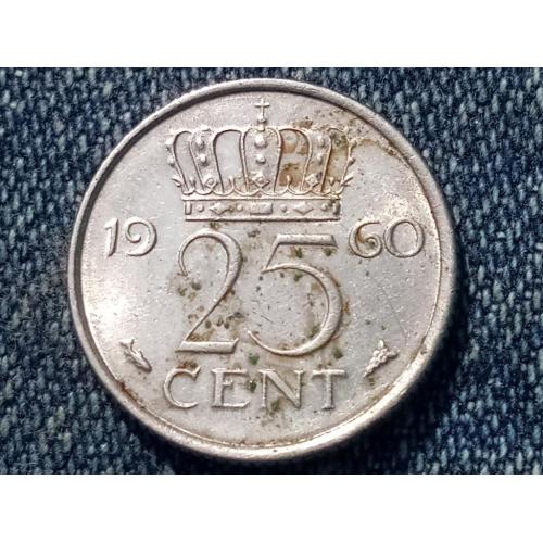 Нидерланды, 25 центов (1960 г.)