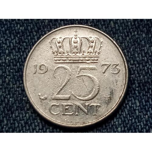 Нидерланды, 25 центов (1973 г.)