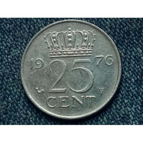 Нидерланды, 25 центов (1976 г.)