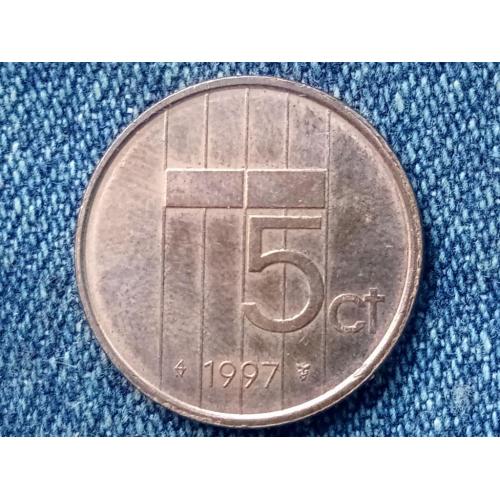 Нидерланды, 5 центов (1997 г.)