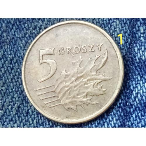 Польша, 5 грошей (2007 г.)