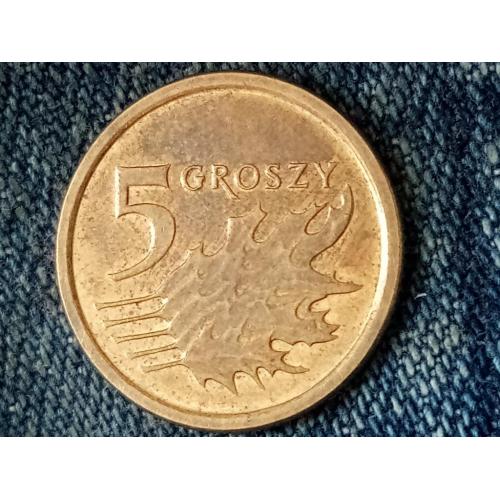 Польша, 5 грошей (2016 г.)