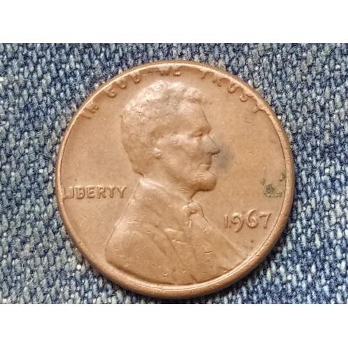 США, 1 цент ( 1967 г.)