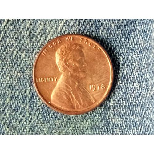 США, 1 цент ( 1978 г.)