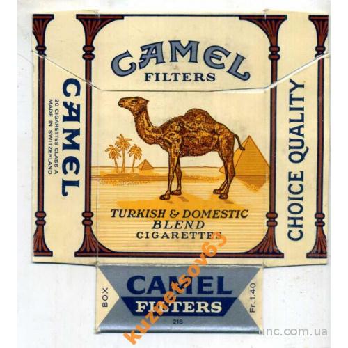 ЭТИКЕТКА ОТ СИГАРЕТ. CAMEL.