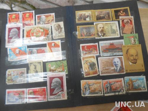 Коллекция марок СССР и зарубежные: Ленин, спорт, пейзажи животные, лошади, медведи собаки