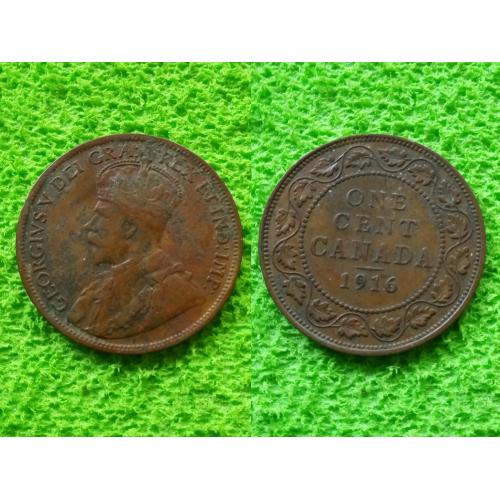 1916 Канада 1 цент Георг V