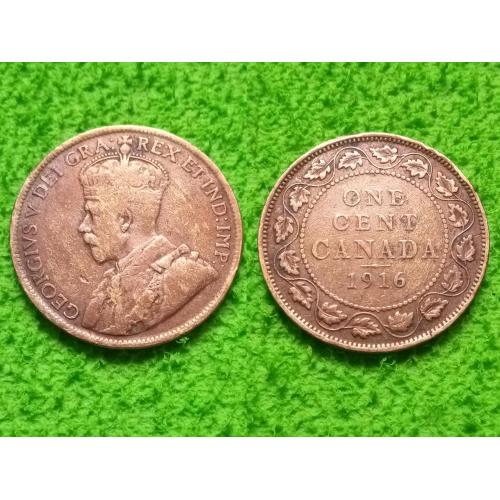 1916 Канада 1 цент Георг V