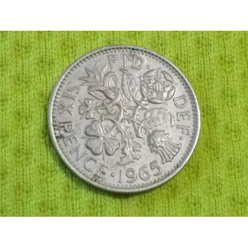 1965 Великобритания 6 пенсов