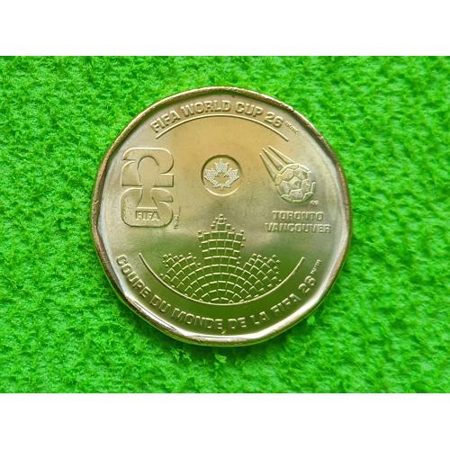 2026 Канада 1 доллар Чемпионат мира по футболу 2026. UNC