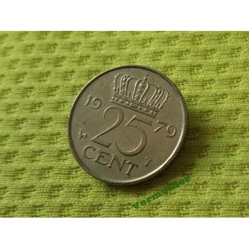 1979 Нидерланды 25 центов
