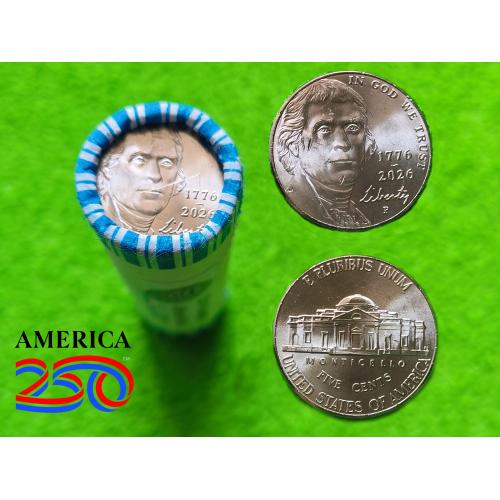 2026 США 5 центов (P) UNC