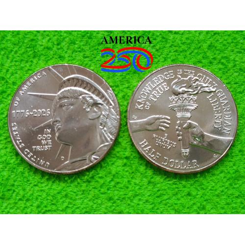 2026 США 50 Центов ПолДоллара Халф Доллар. P, D. UNC