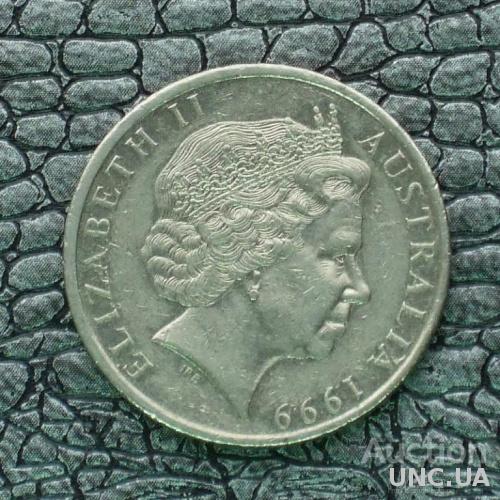 Австралия 20 центов 1999