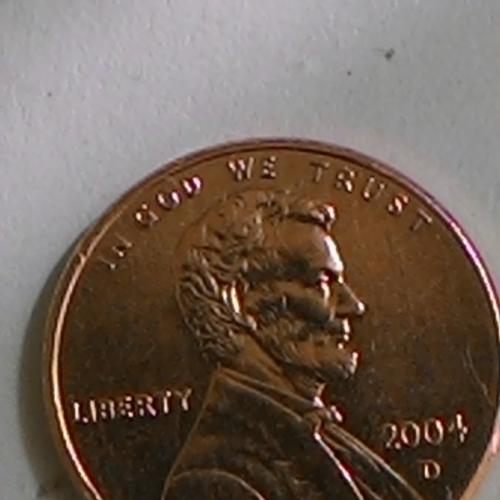 1 цент 2004 года.