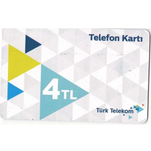 Телефонная карта 4 TL Турция #1