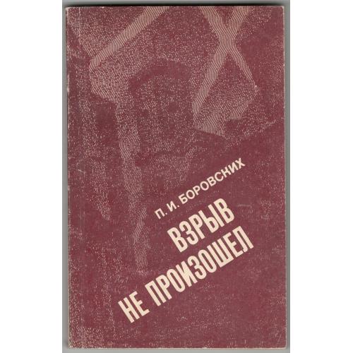 Взрыв не произошел. П.И. Боровских