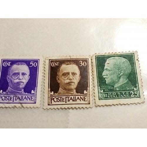 почтовая марка королевство италия имперская серия 29 год, без печать 