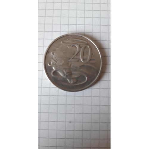 Австралія 20 центів, 1981