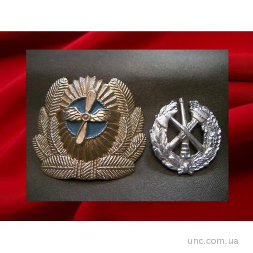 1196 Кокарда пожарник и авиация, ГВФ СССР, легкий металл.