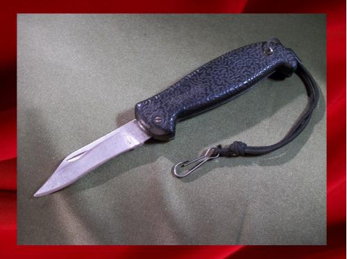 1806 Советский раскладной нож с большой пластмассовой ручкой