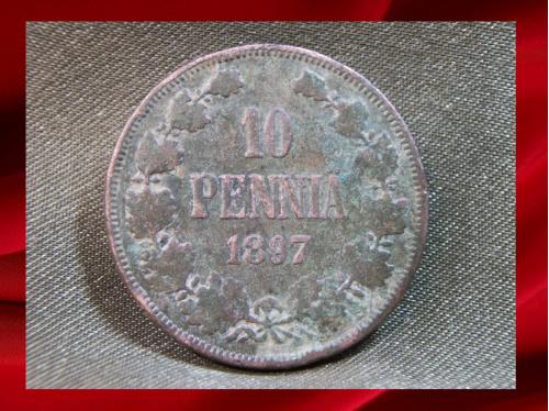 2311 10 пени 1897 Русско - Финская