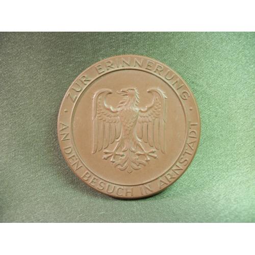 3О74 Памятная медаль Мейсен, Rathaus Arnstadt, диаметр 6,2 см