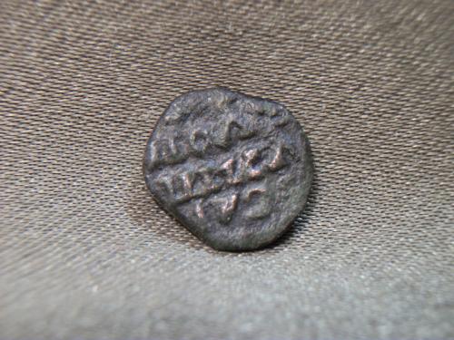 438 Полушка 1725 год, медь.
