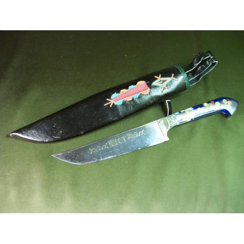 4М112 Узбекский нож, Узбекистан, ЧУСТ ПЧАК. Длина 22,5 см, лезвие 12 см