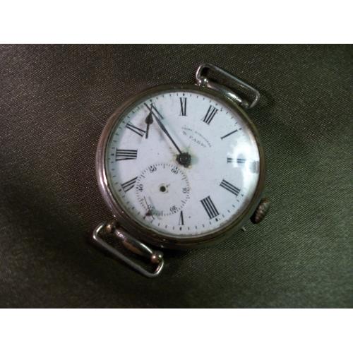 4М218 Старинные мужские наручные часы В. Габю, UNION HORLOGERE. Под реставрацию