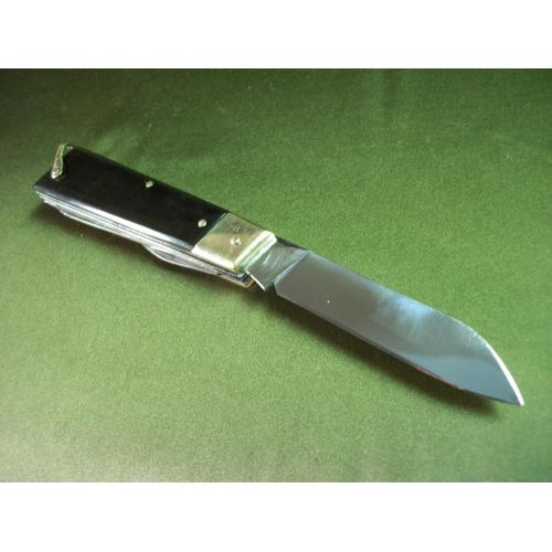 4М224 Советский, раскладной, перочинный нож. Накладки из рога буйвола.