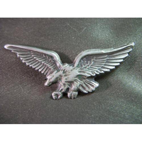 5.275 Орел, знак летящий орел, винтажный знак, авиация ВВС, летчик. Тяжелый металл