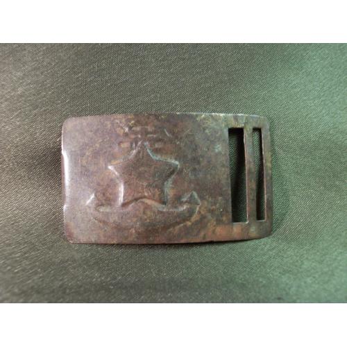 5.309 Пряжка, пряга на ремень, пояс юного моряка, юнги, НВМУ, флот ВМФ СССР. Тяжелый