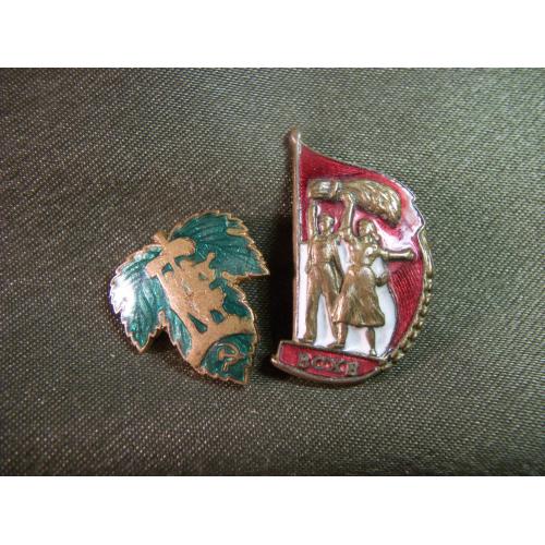 5.529 Выставка, ВДНХ СССР. 2 шт. Тяжелый металл